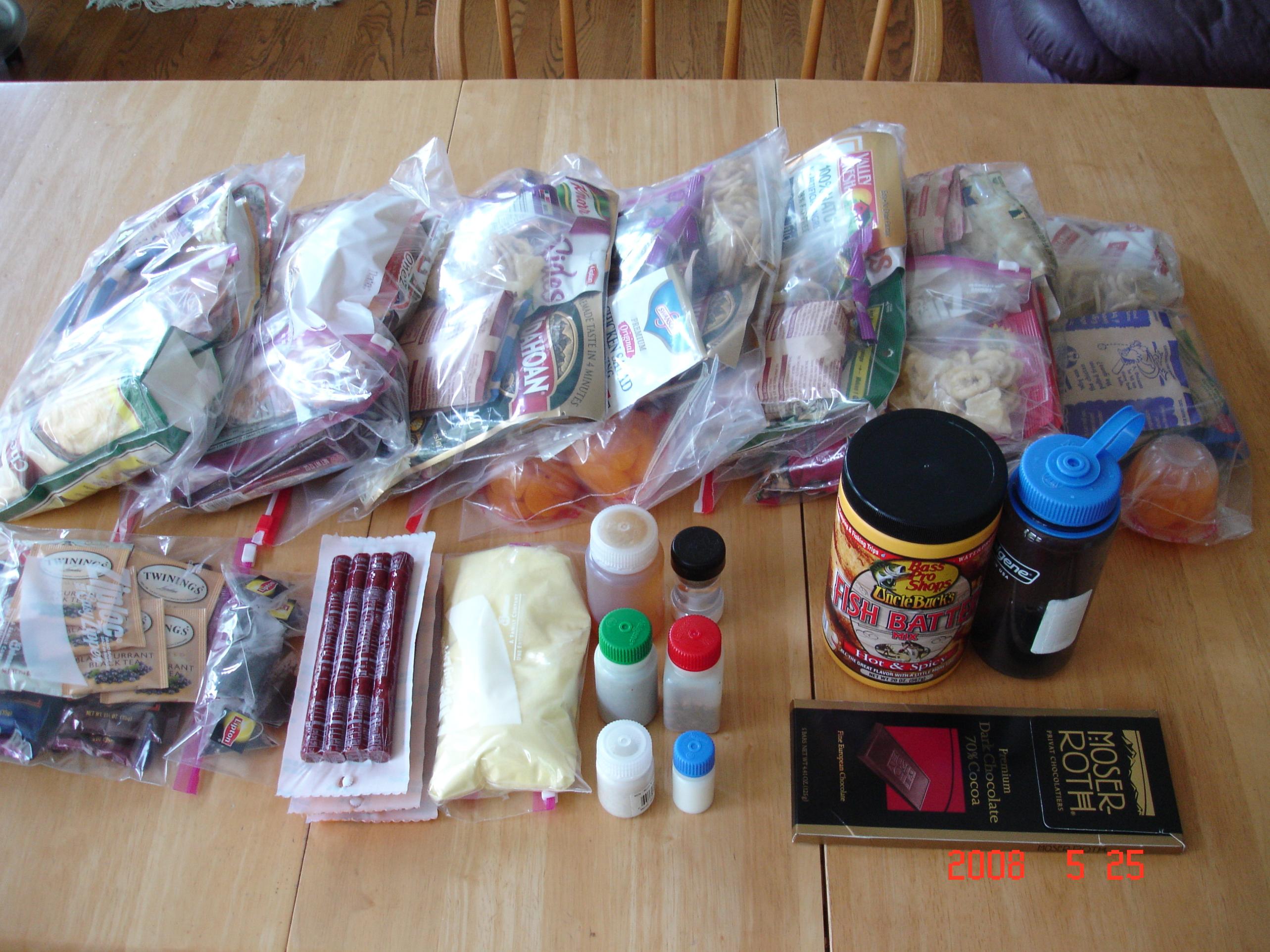 BWCA food packs Boundary Waters Gear Forum