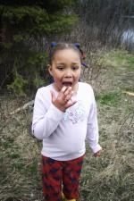 Lost a tooth up there, good thing the tooth fairy has wings!