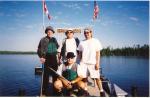 At LaTourells in 2003
Brain, Bill, Bill, and I