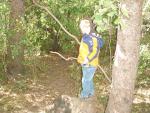 He loved climbing up and down this thing.