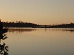 The sunrise Dad would have seen fom his tent on Seagull lake.