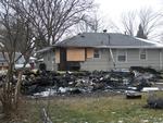 burned up garage