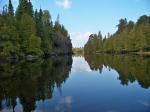 Island River near pictographs. September 19, 2009