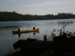 2 pilgrims at the Hanso portage. They were very nice, maybe college professors or something. My son says I was rude to them, if I was I apologize
