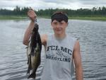 Some smallies from the mouth of the Isabella.