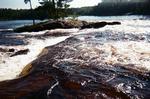 Here's why we portage. The portion of the falls above this are nice compatred to this drop!
