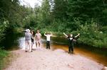 Taken near the parking lot rather than near the start of the final portage.