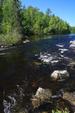 Small rapids along North Kawishiwi River just west of Clear Lake portage