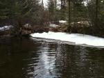 The last of the ice and snow, fighting a losing battle against spring