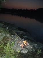 Same fireonly looking west on Mexican Hat Lake