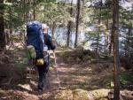 Hiking along North Wilder Lake.