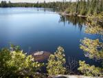 Overlooking Horseshoe Lake.