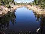 Beaver pond between Path and Mirror Lakes.