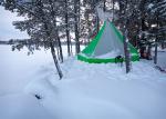 Saturday morning at camp on Shell Lake.