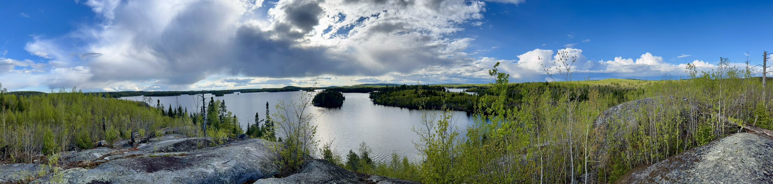 View from Little Sag site