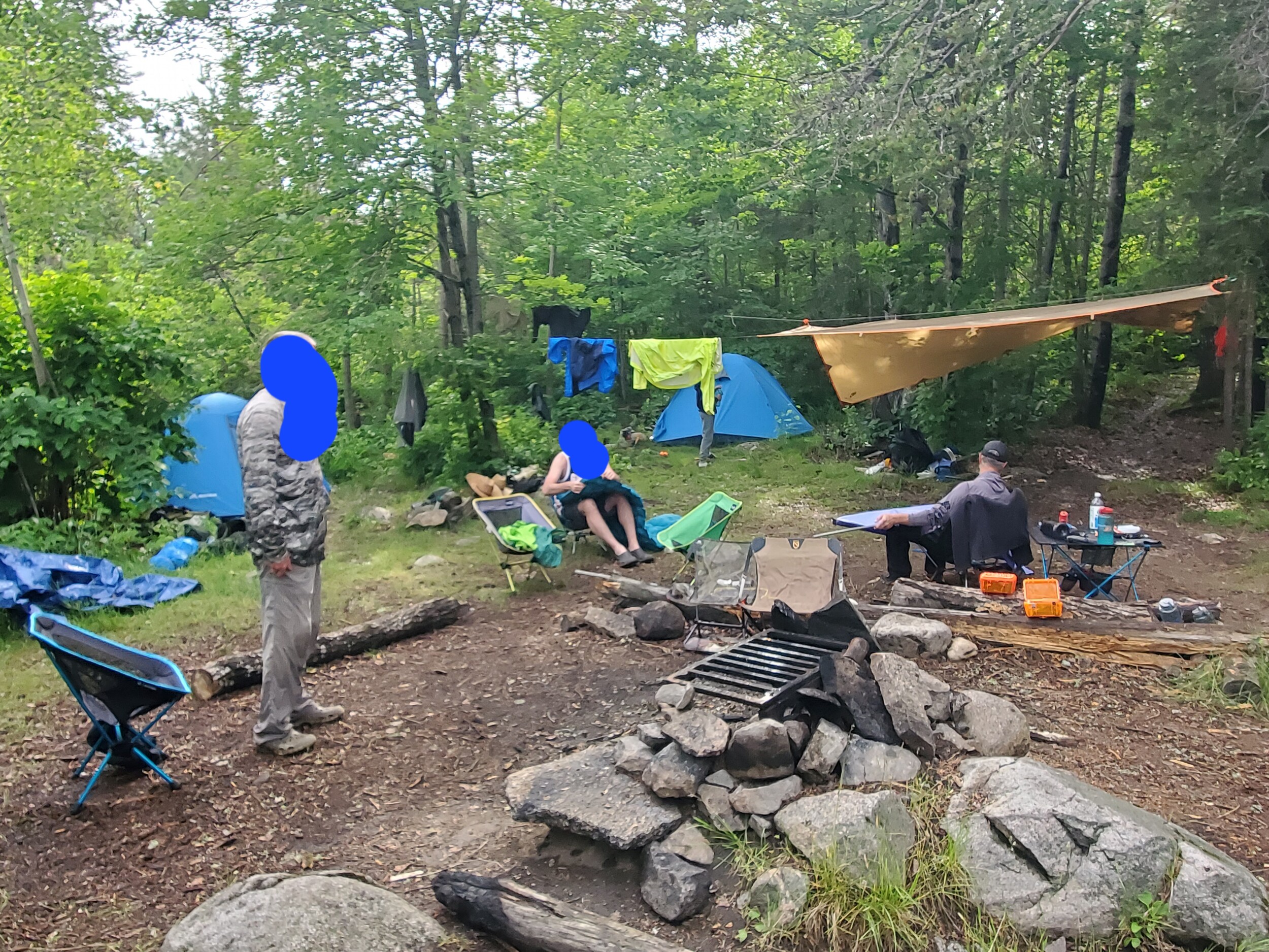 Campsite on Horse