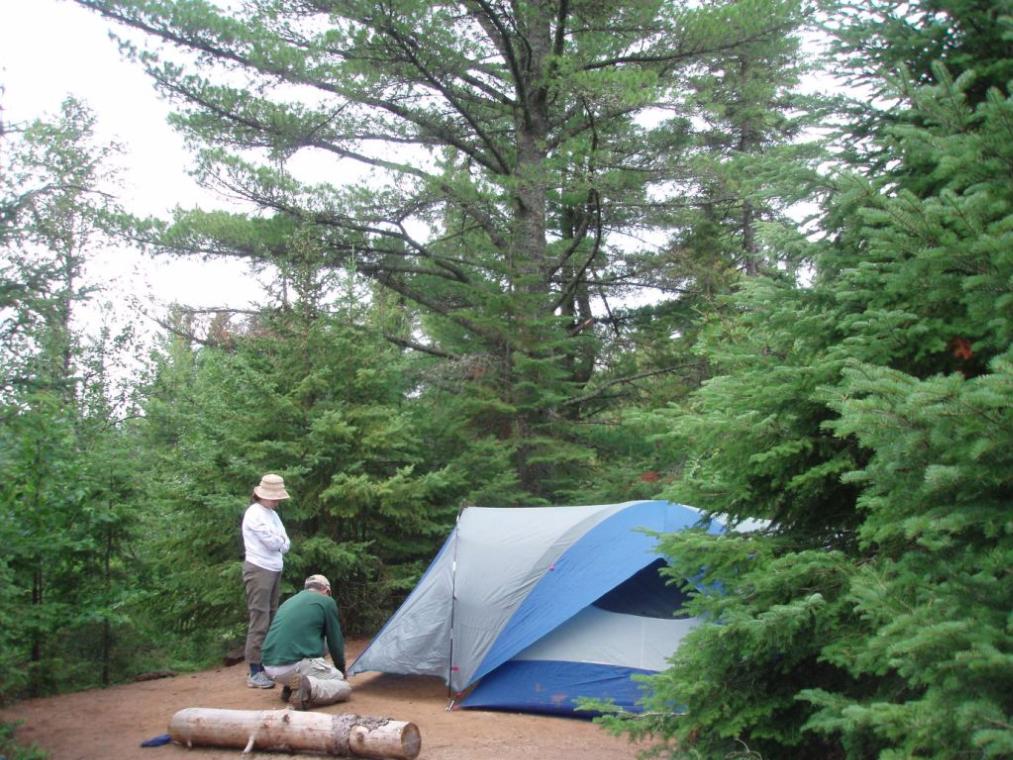 Boundary Waters Map, BWCA, Campsite Information