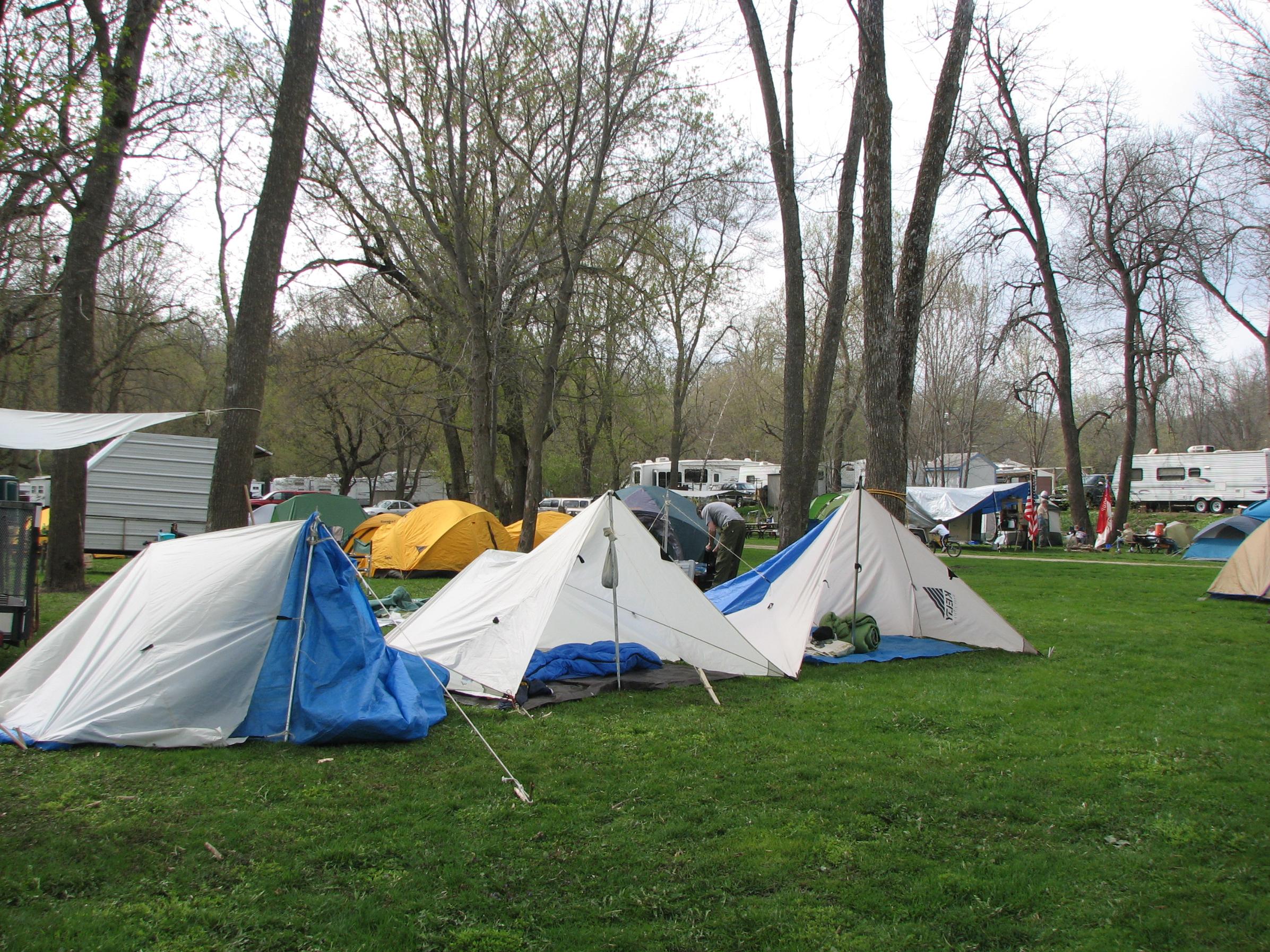 Tarp into tent