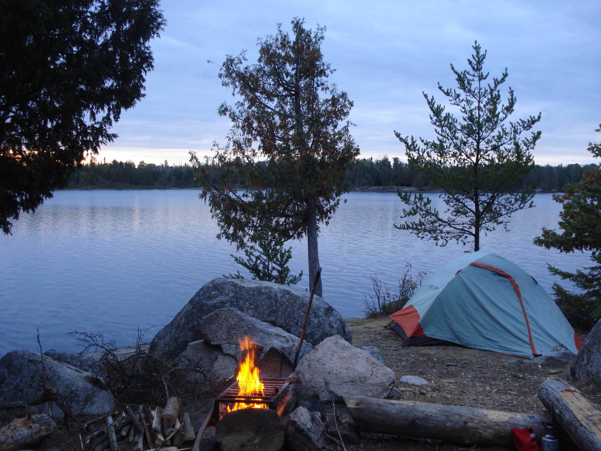 Boundary Waters Map, BWCA, Campsite Information