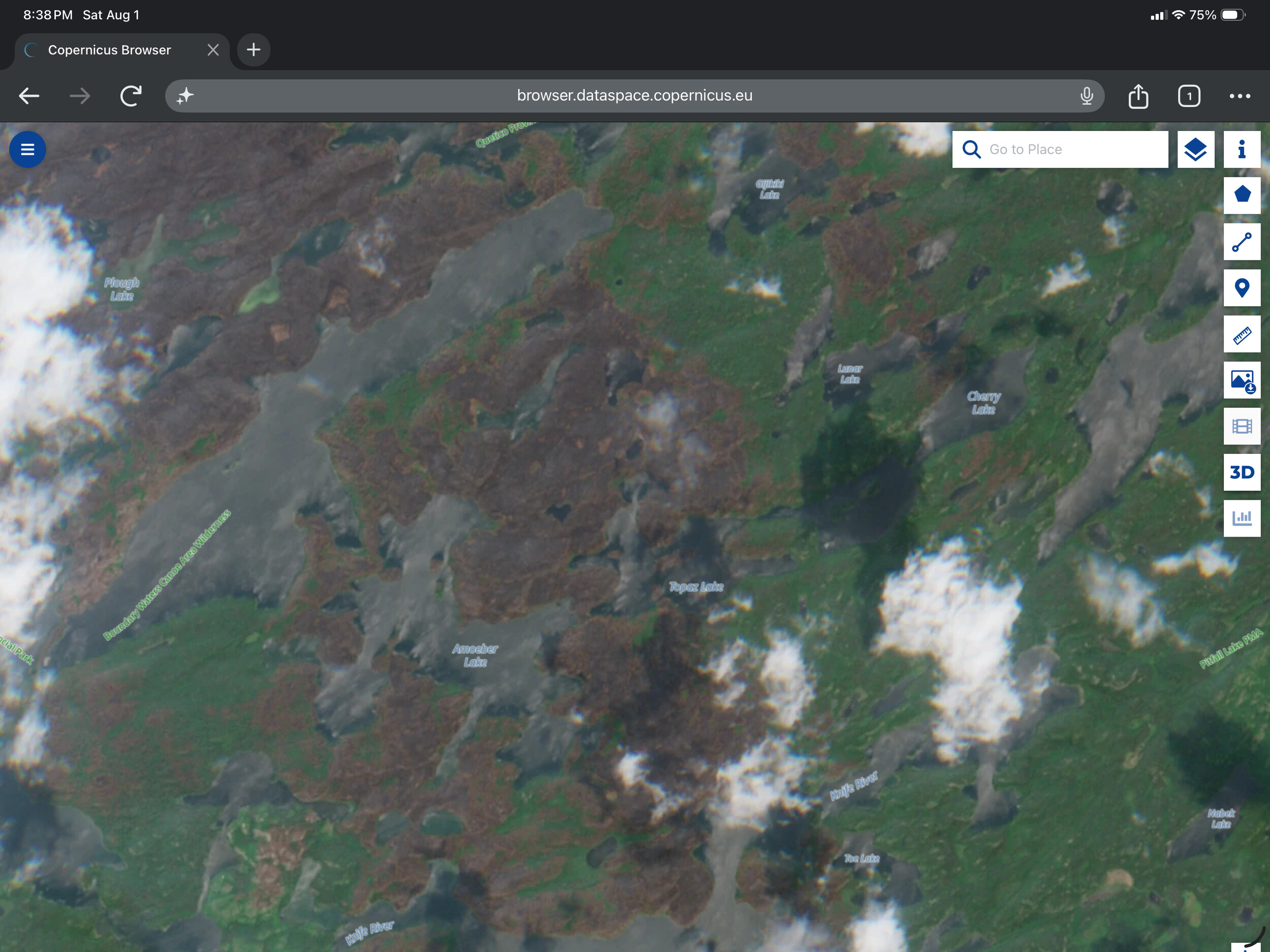 2026 Little Knife Fire Satellite View