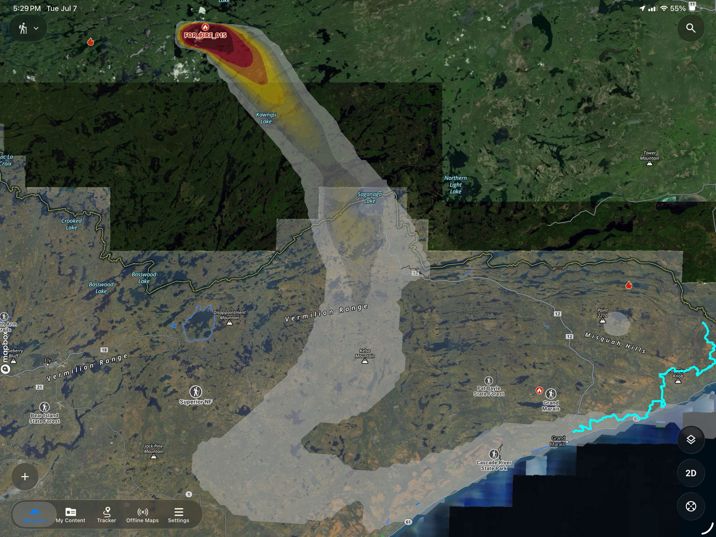 OIiphant Smoke Plume