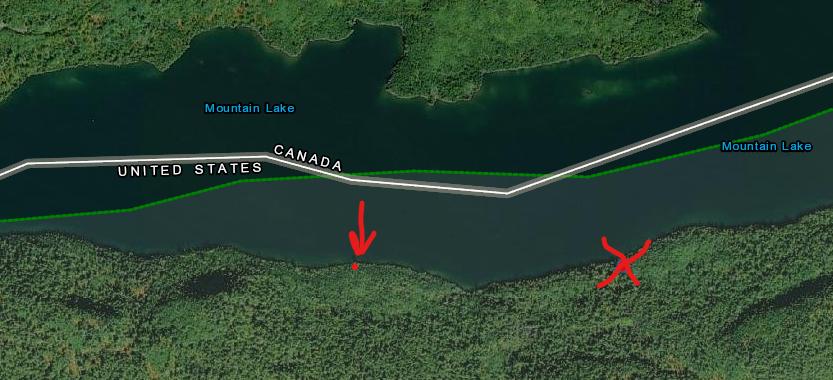 ACTUAL location of 2nd campsite