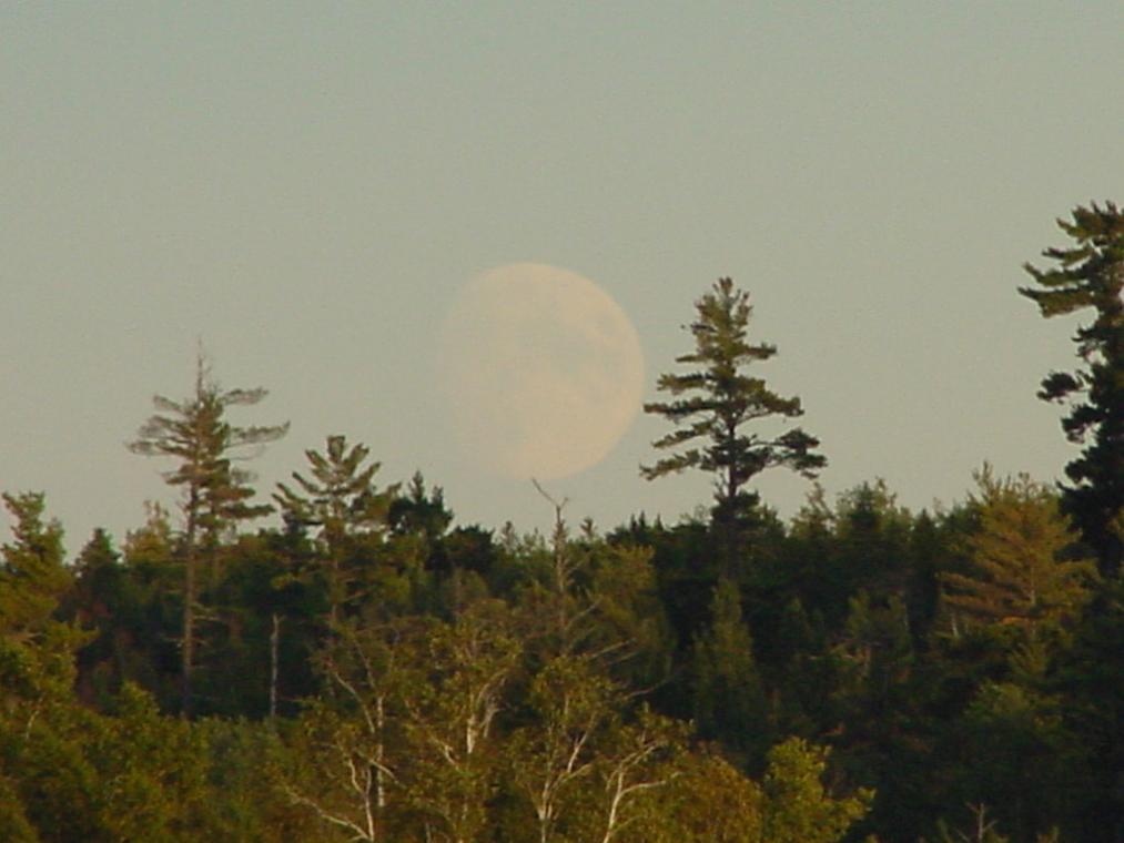 Full Moon over Nina Moose Lake