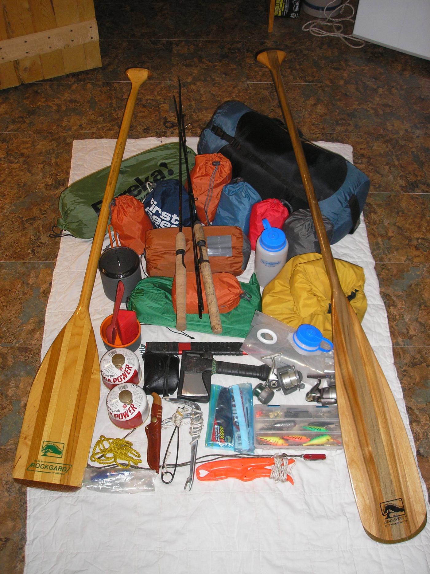 BWCA Gear in bag Boundary Waters Gear Forum
