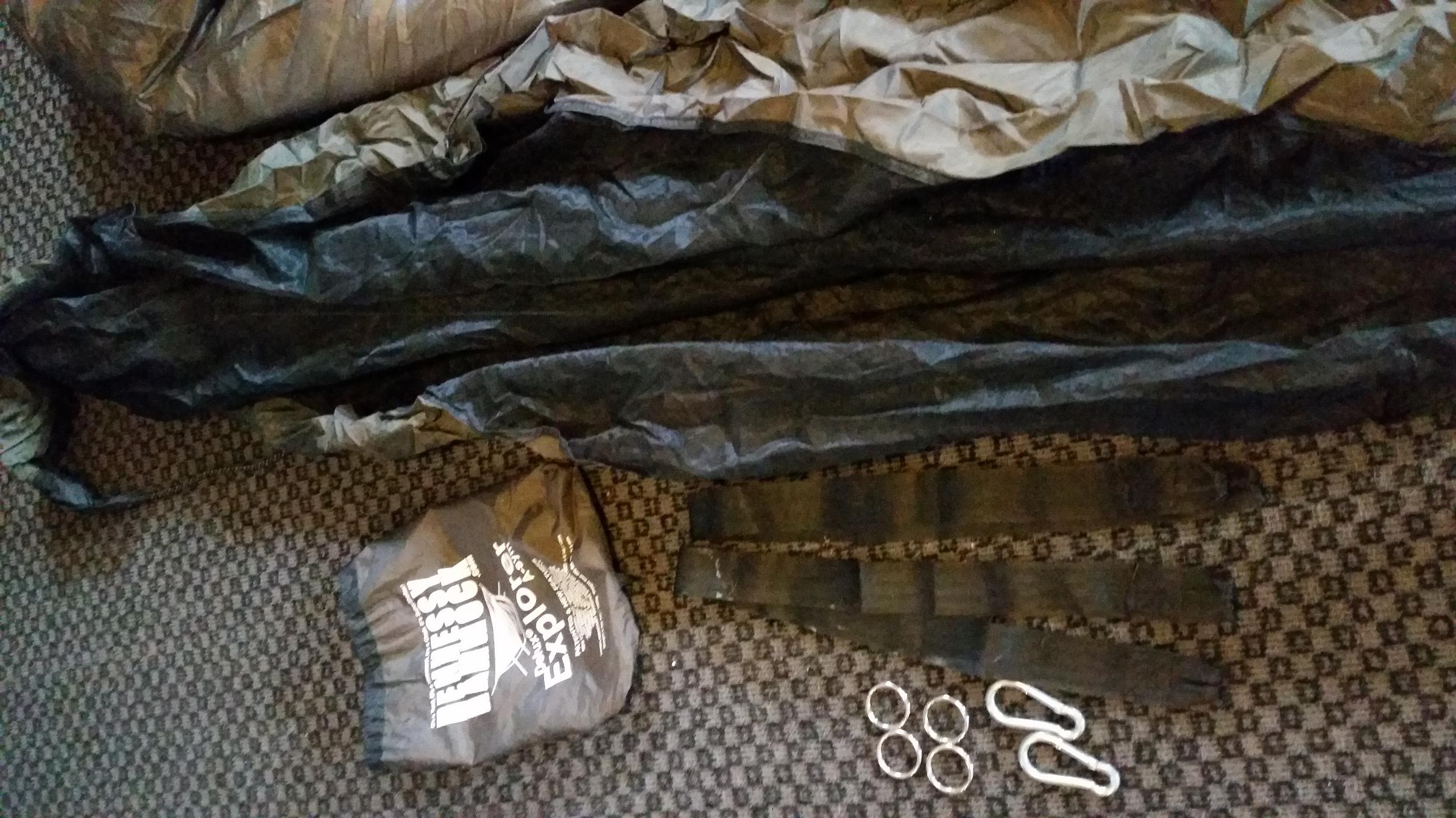 BWCA FS Hennessy Explorer Deluxe Asym Hammock and Arrowhead Equipment