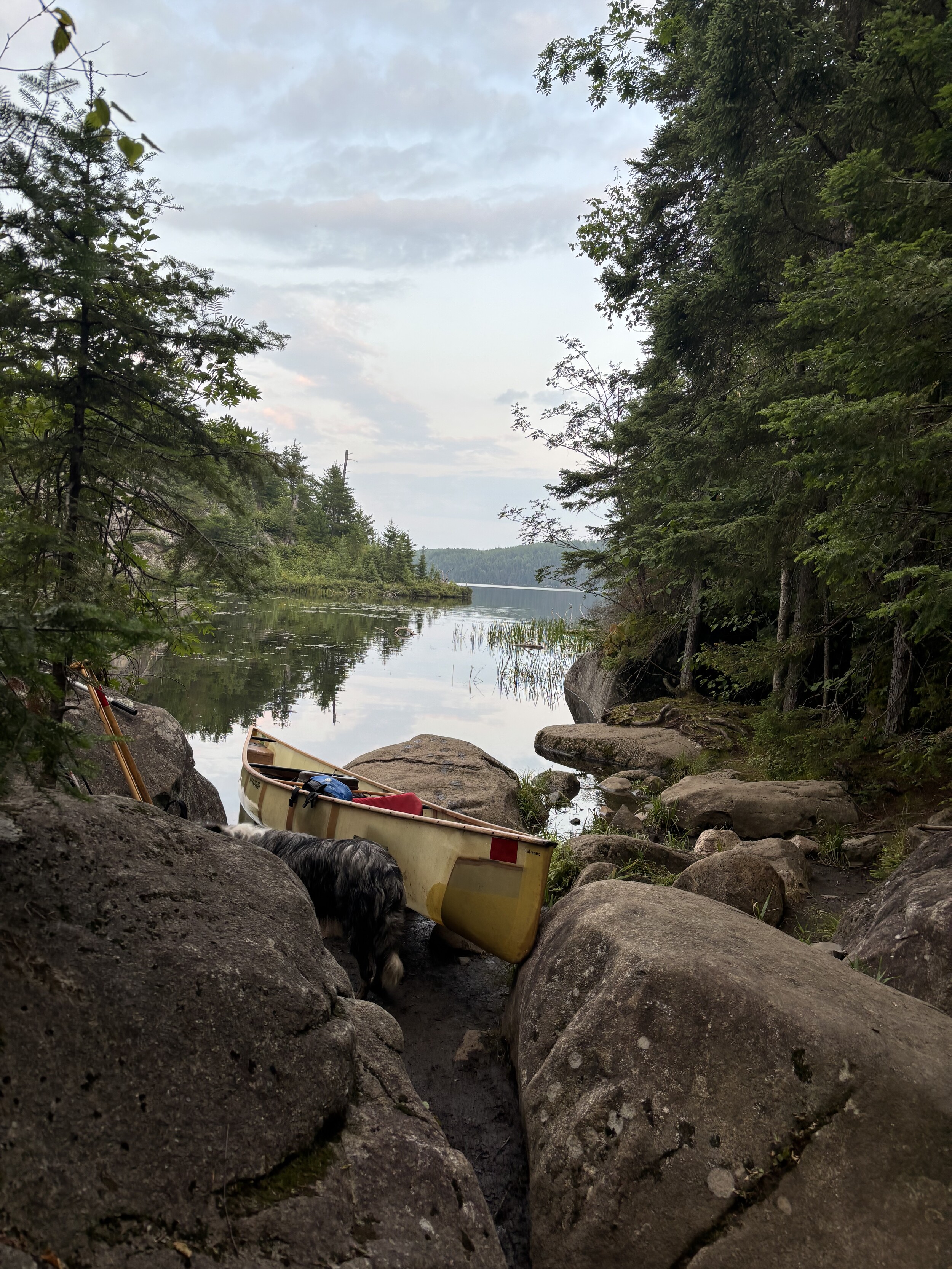 Beautiful end of a portage