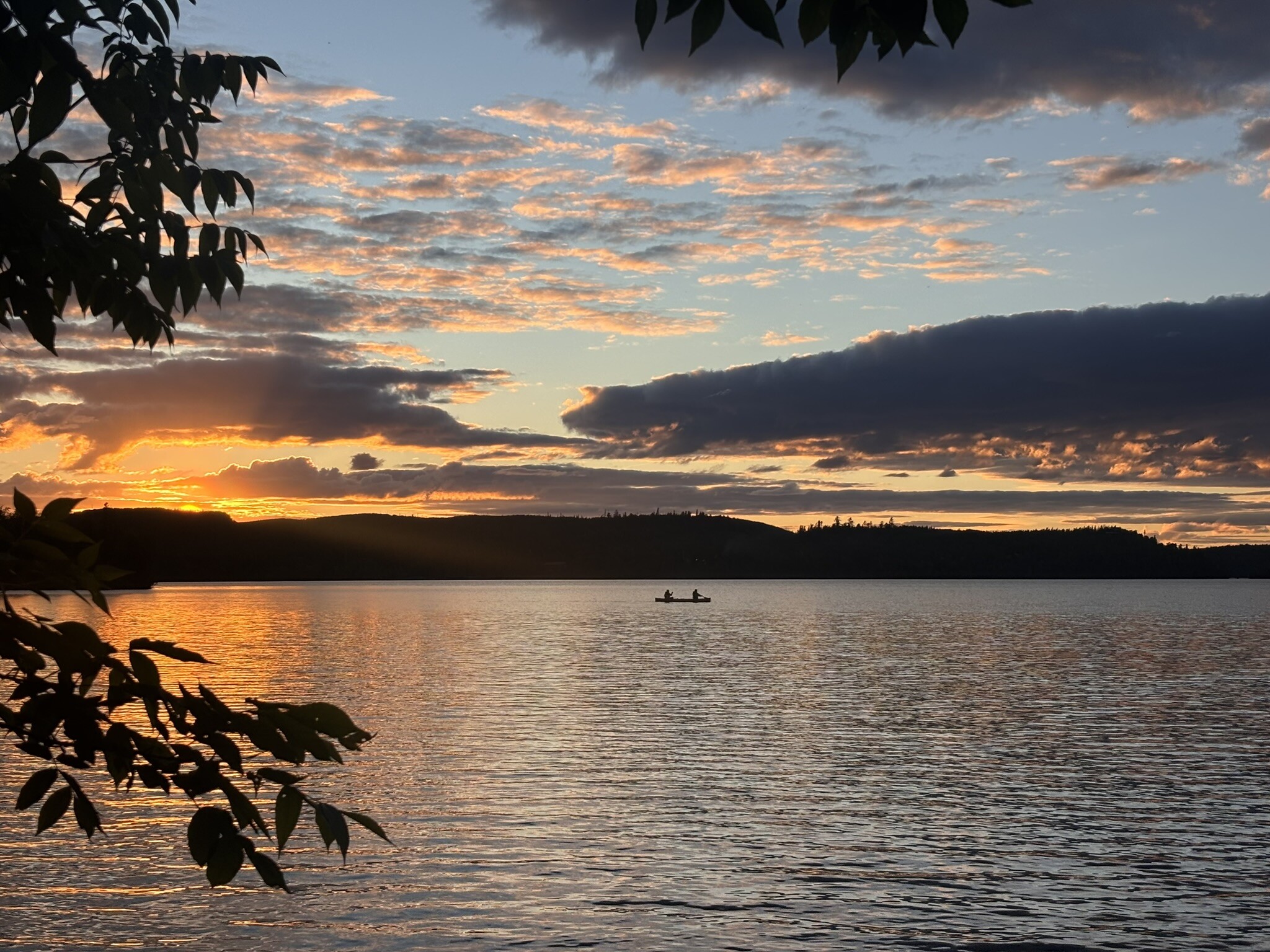 Canoe on water