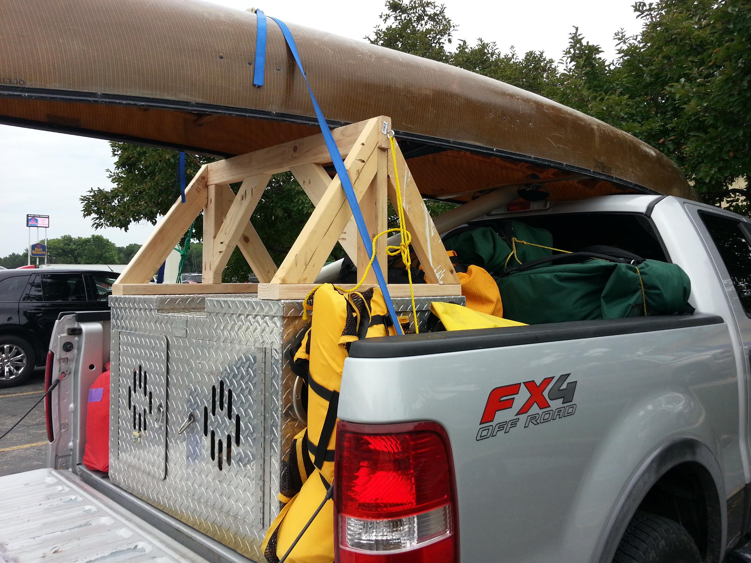 BWCA DIY Pickup Rack Boundary Waters Listening Point - General Discussion