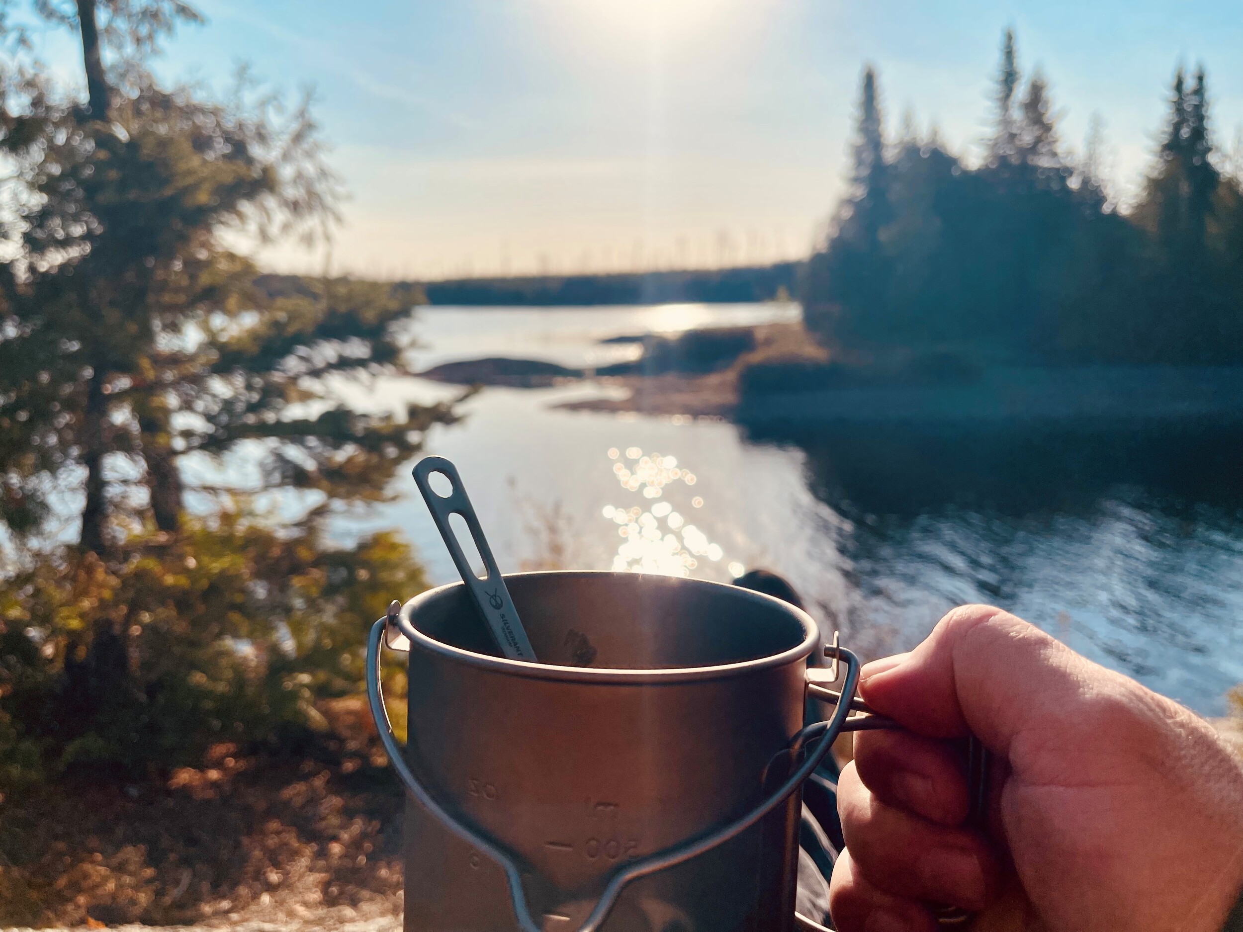 Morning Oatmeal and Coffee