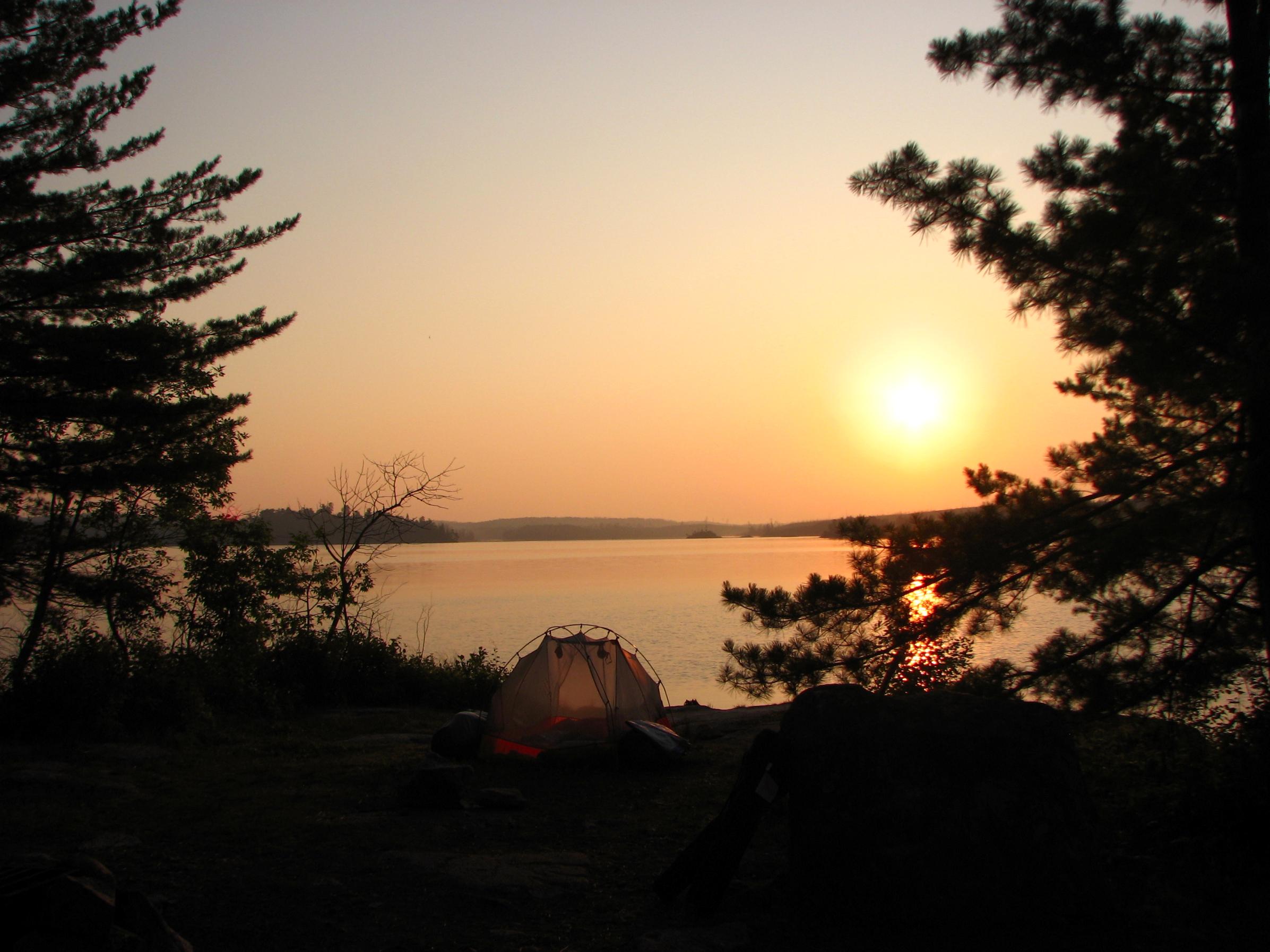 Sunrise over Red Sucker Bay