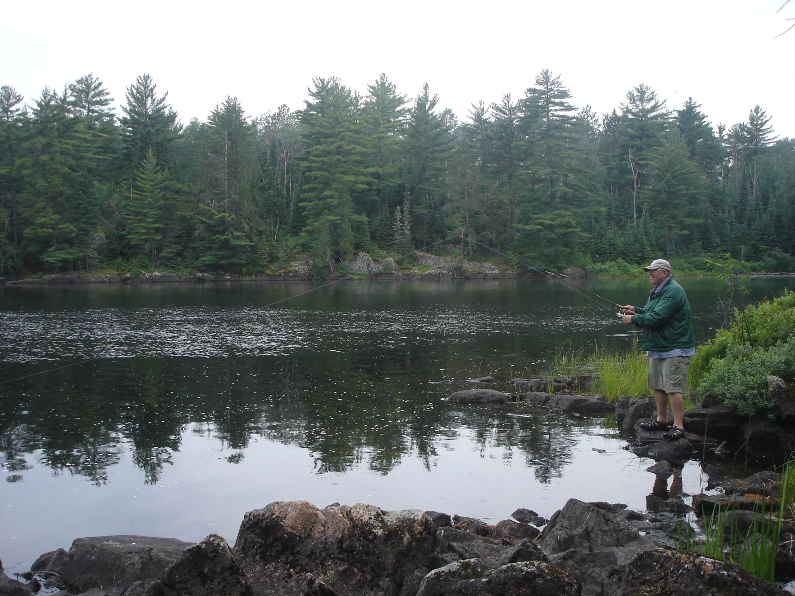 Portage fishing