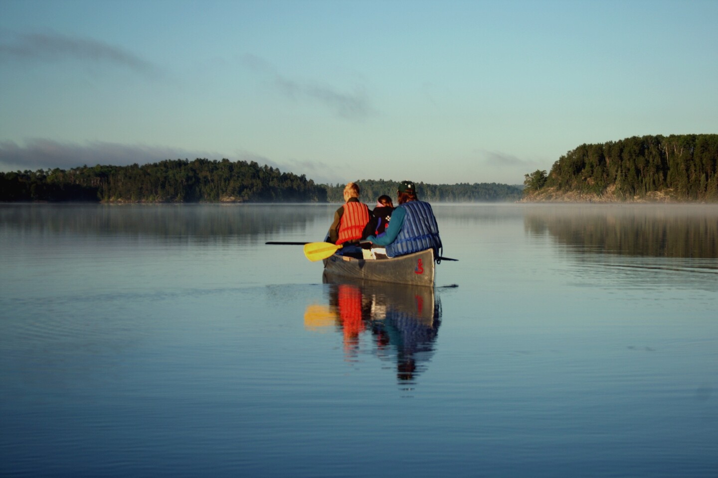 Hit the water at sunrise