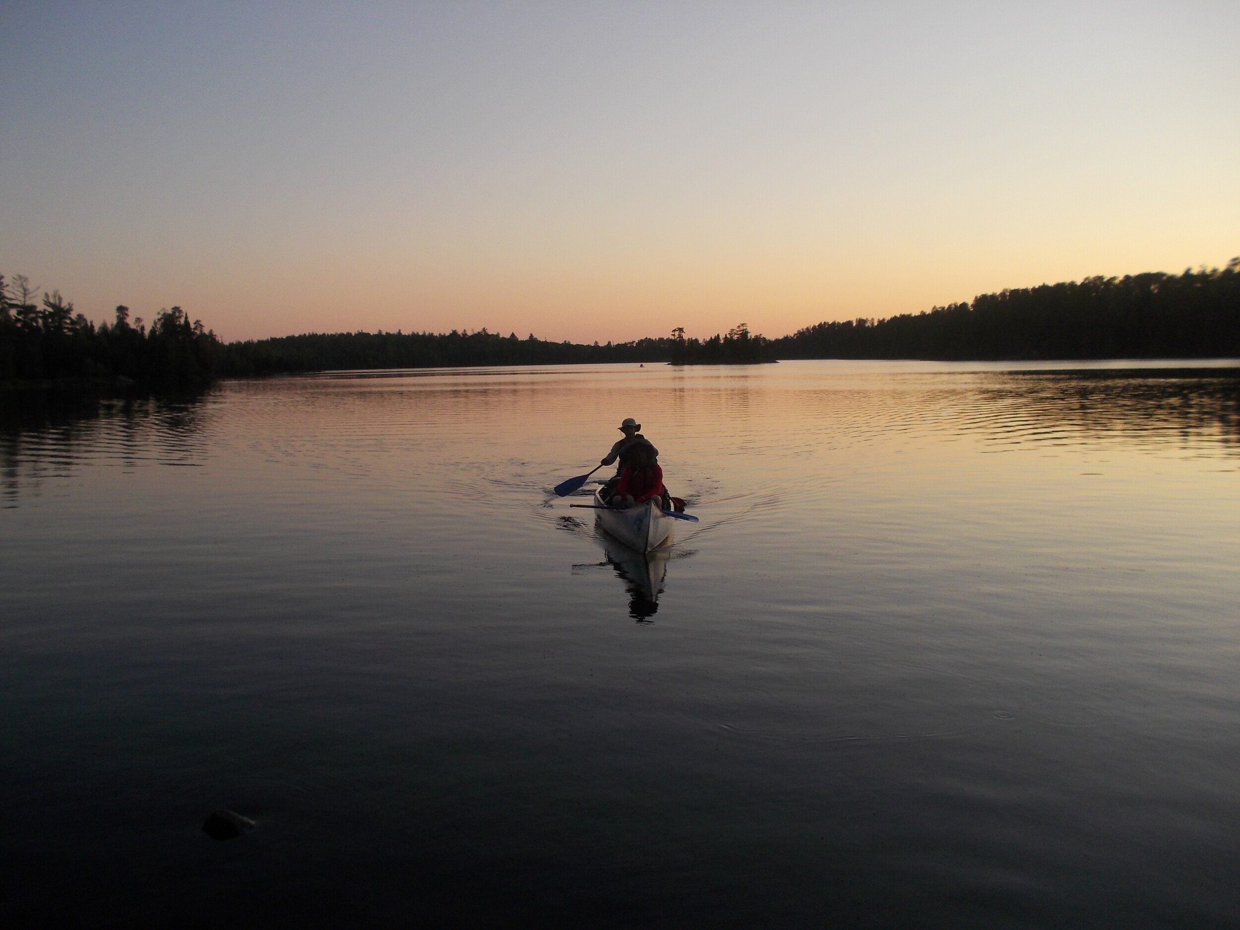 Sunset paddle