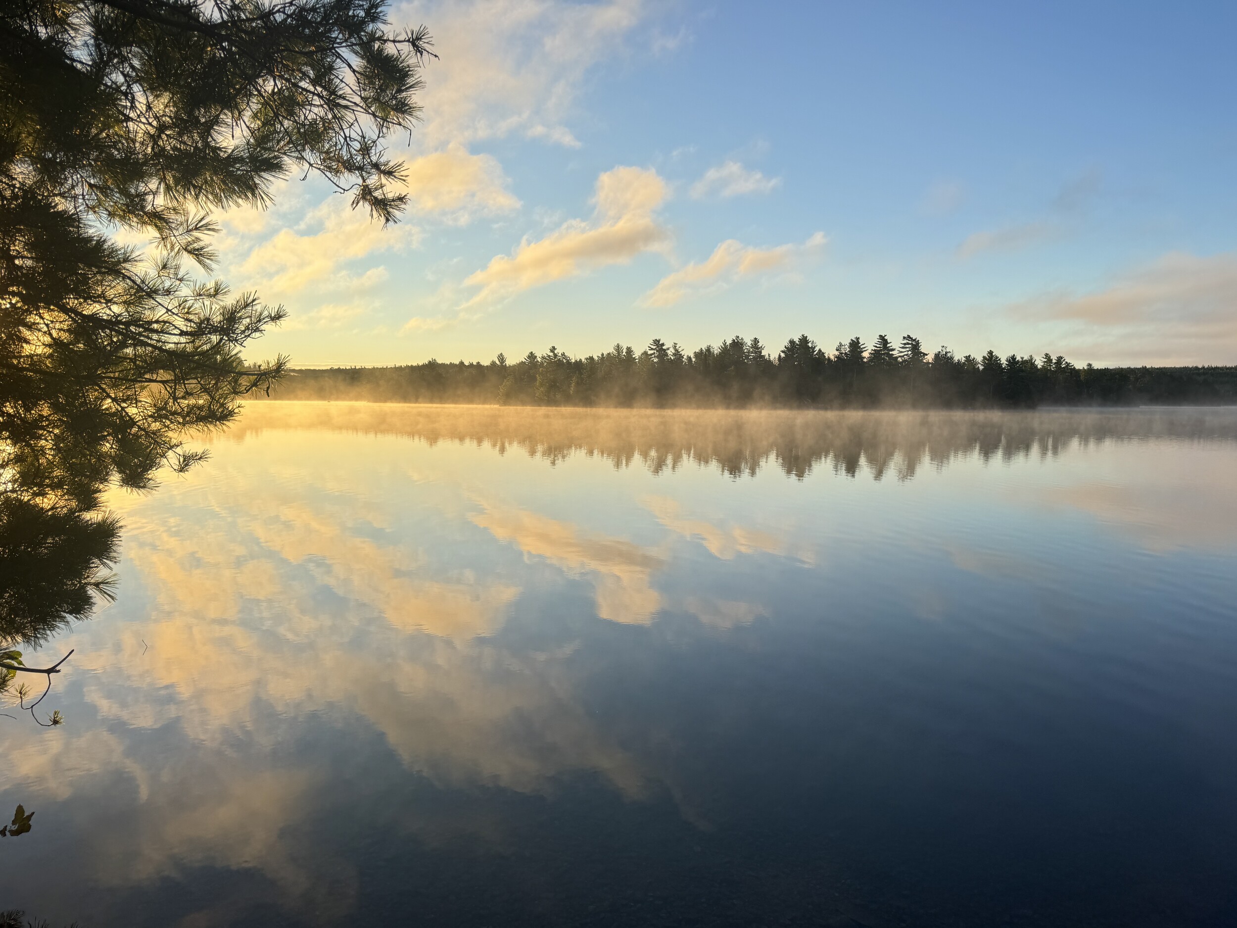 Morning at Newfound lake