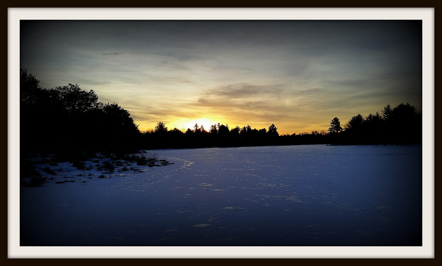 Sunrise over Teal Flowage