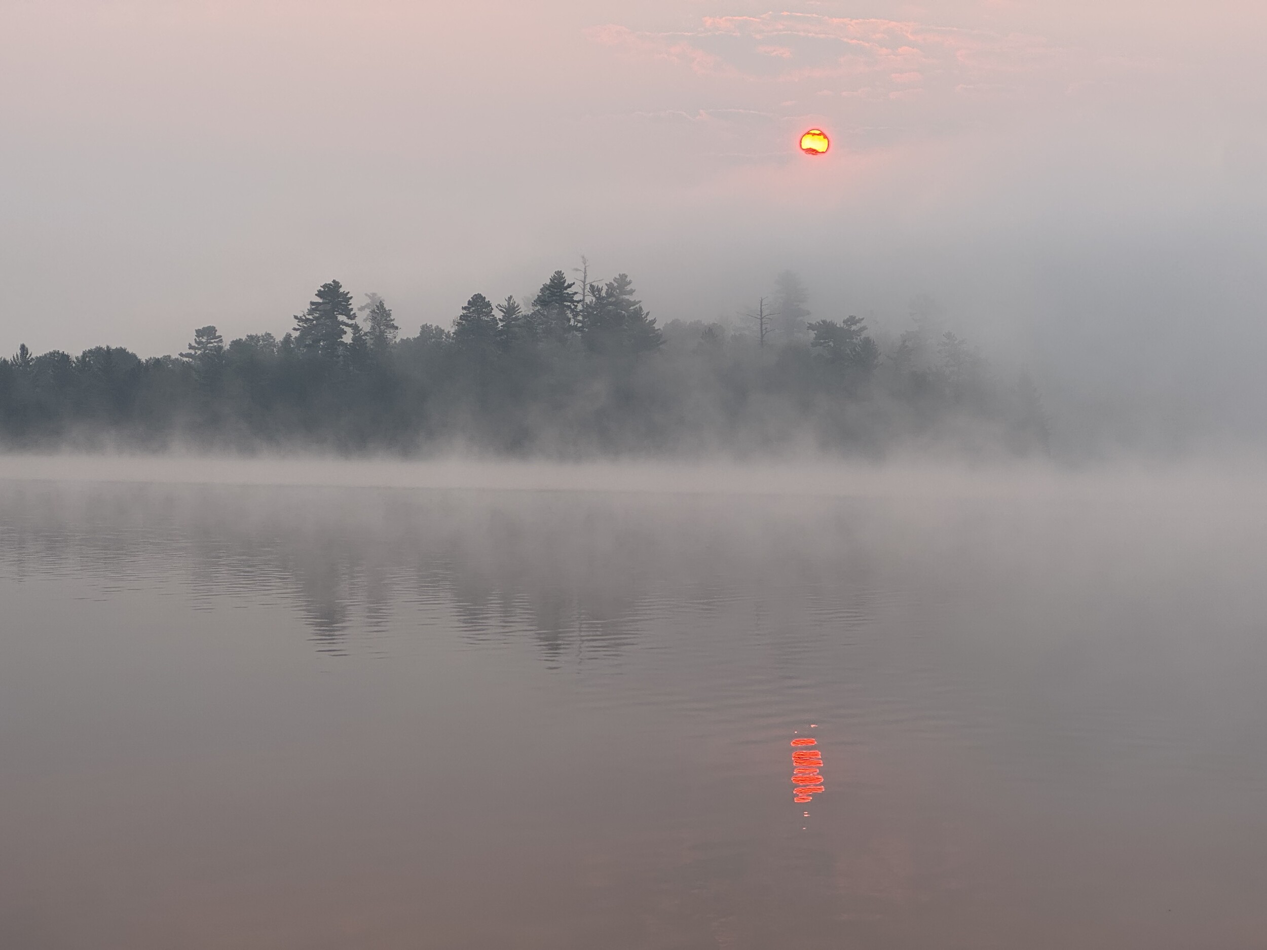 Foggy/Smoky sunrise