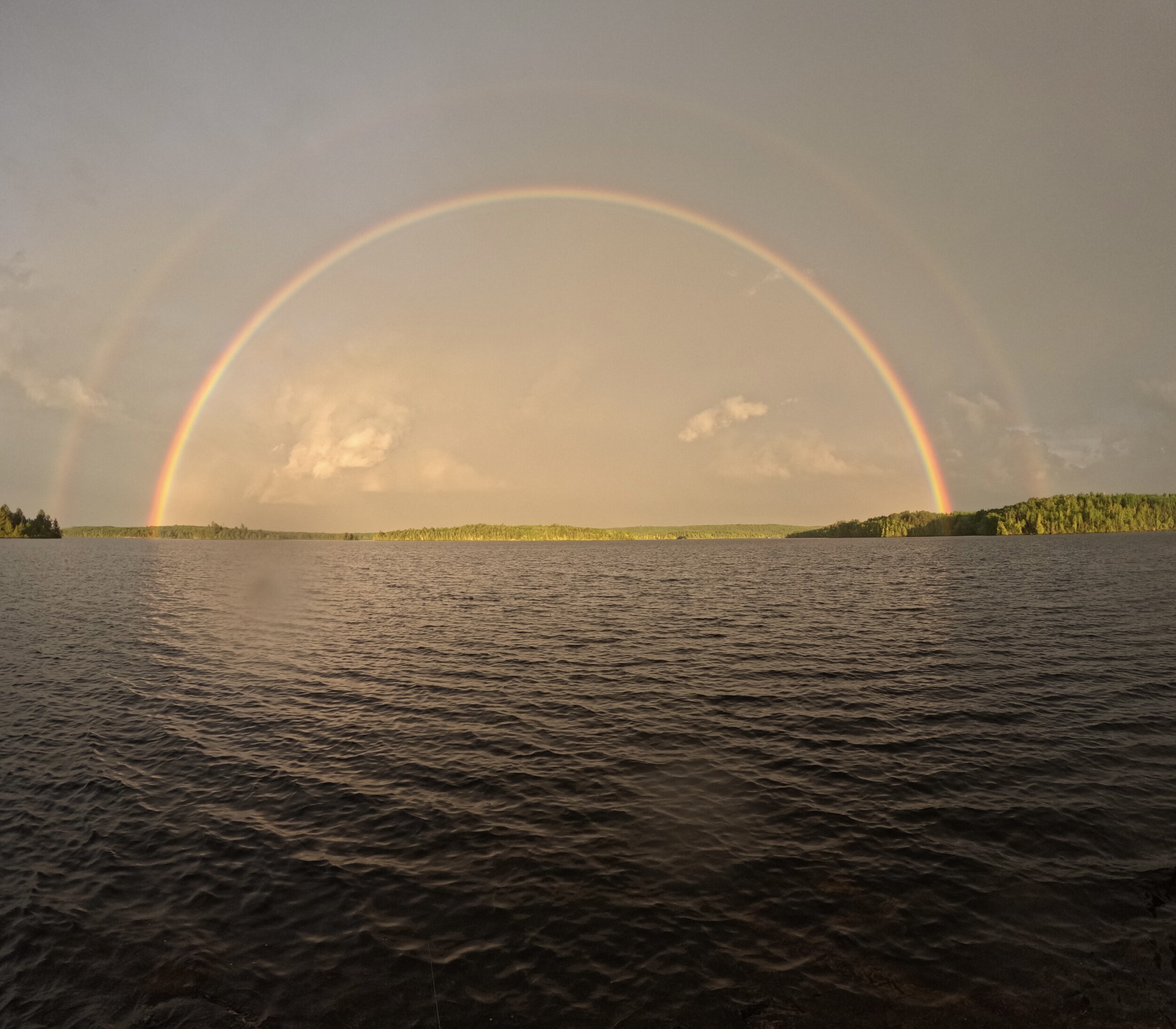 Full on double rainbow