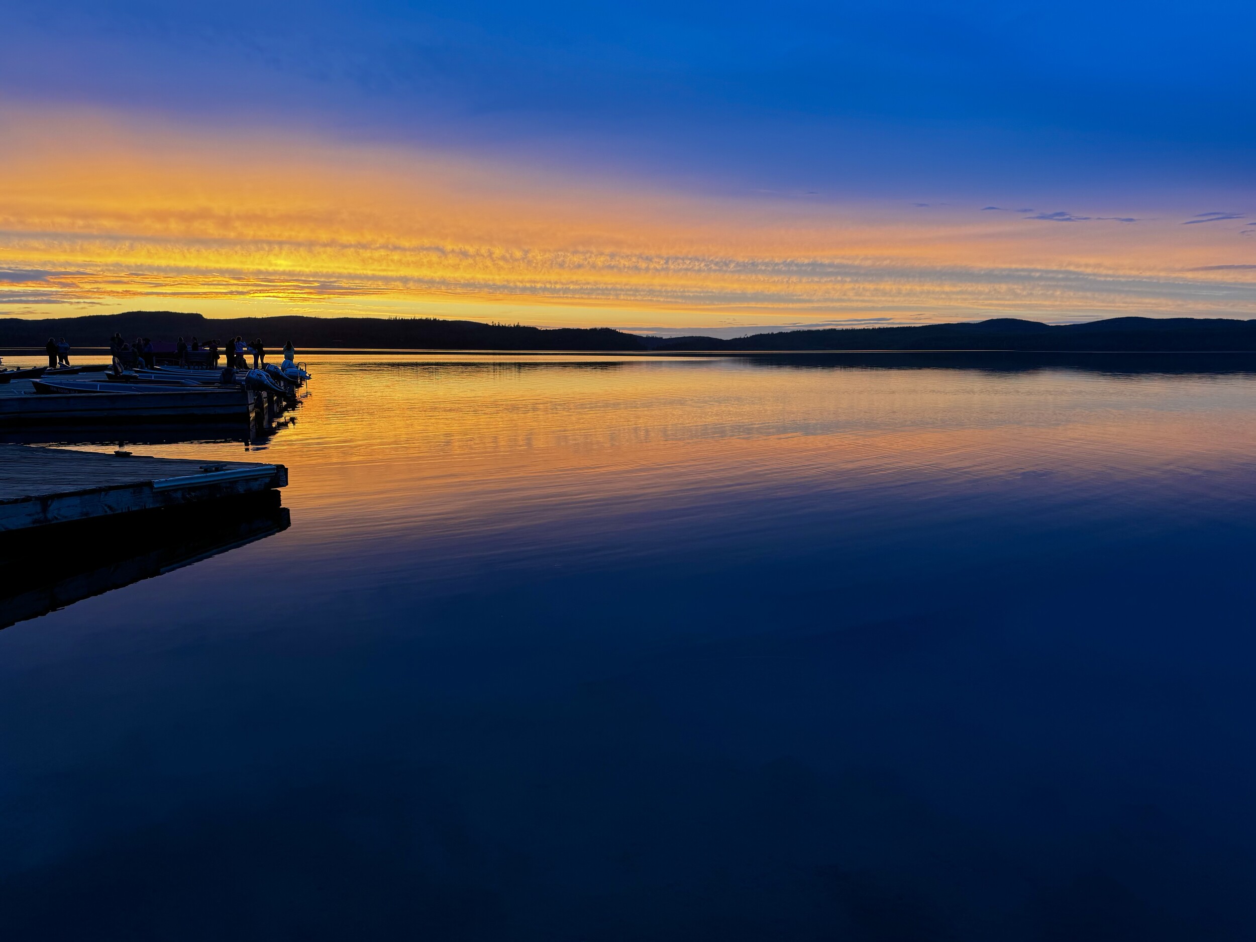 Sunset on Gunflint Lake