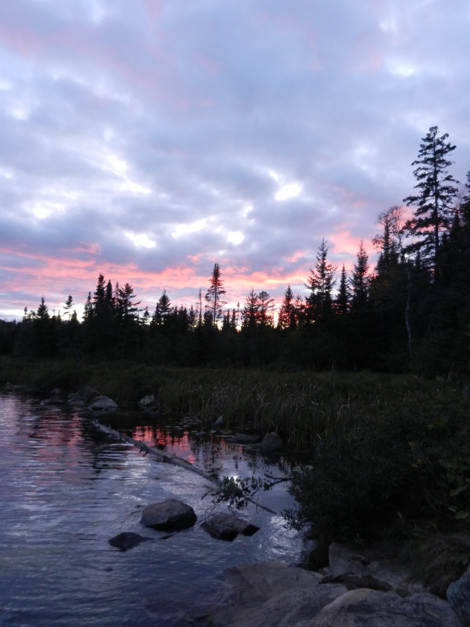 Clear Lake island sunset