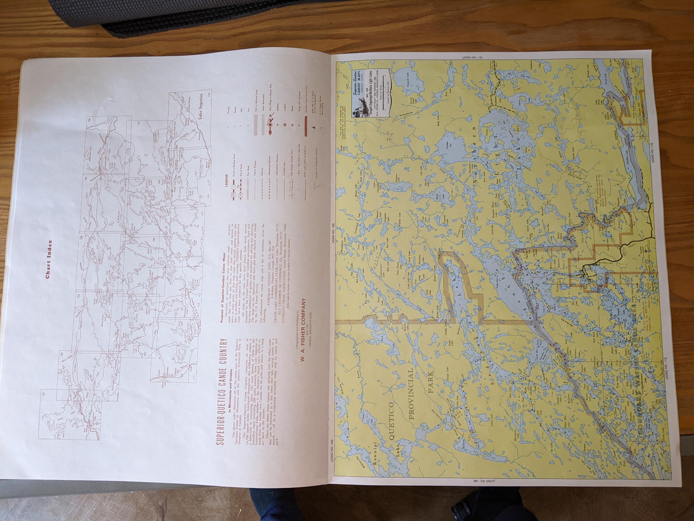 BWCA Old Book of Fisher Maps Boundary Waters Gear Forum