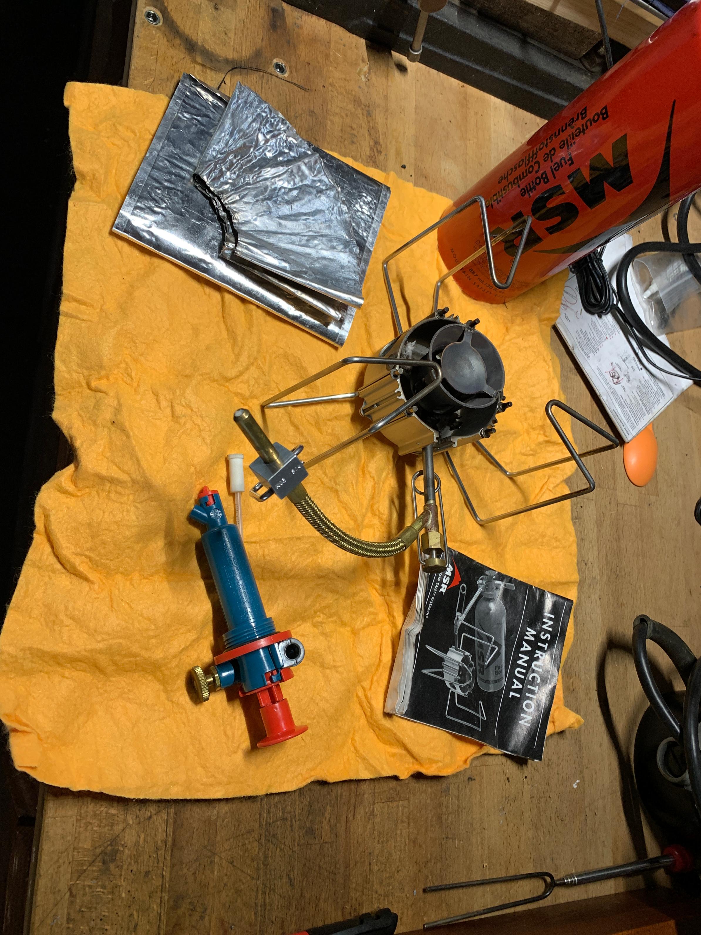 BWCA WTB MSR Dragonfly & fuel canister Boundary Waters Items For Sale