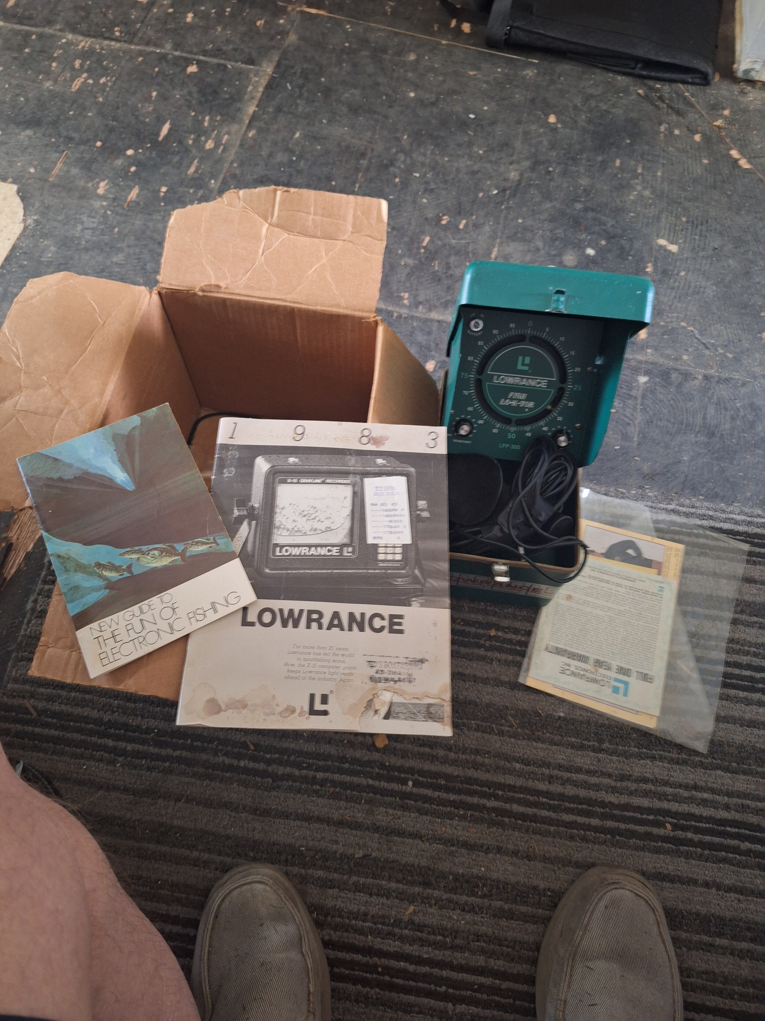 BWCA Lowrance portable fish locator flasher Boundary Waters Items For ...